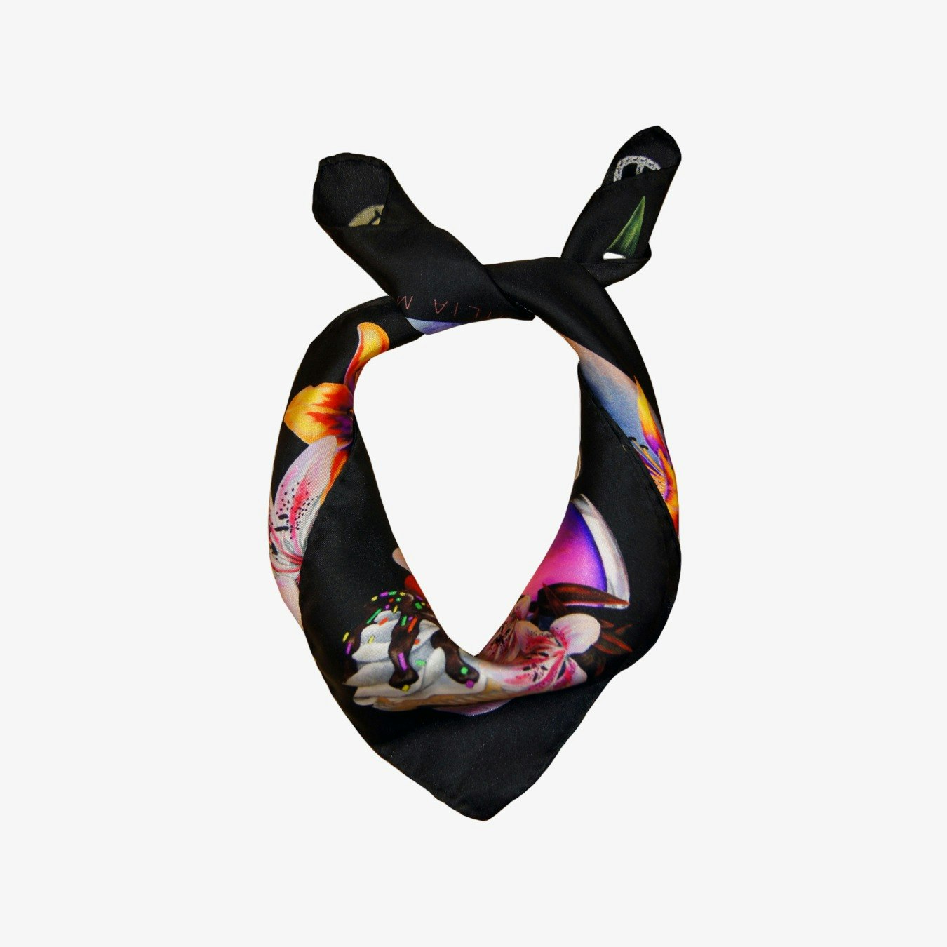 C’est La Guerre Silk Scarf by Emilia Mala