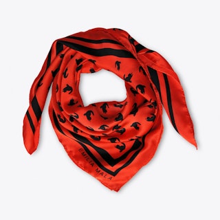 Emma Scarf In Red And Black