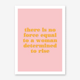 Woman Rise Art Print