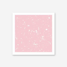 Galaxy Eyes Art Print Livre Pink