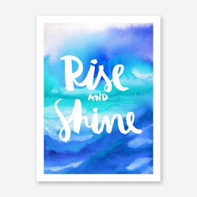 Galaxy Eyes Art Print Riseshine Collab