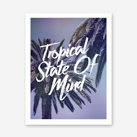 Galaxy Eyes Art Print Tropical State Of Mind