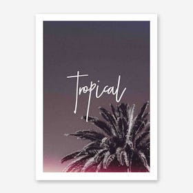 Galaxy Eyes Art Print Tropical16