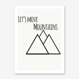 Mountains III Art Print