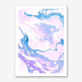 Violets and Cream Art Print