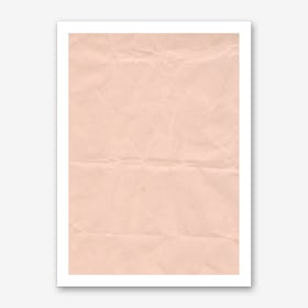Pink Paper Art Print