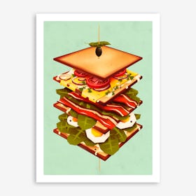 Dreamy Sandwich Art Print
