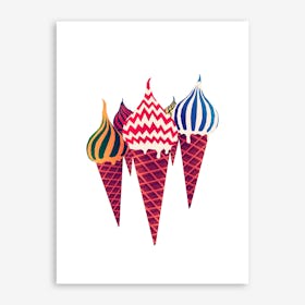 Summer In Moscow Art Print