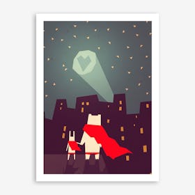 The City Needs Love Art Print