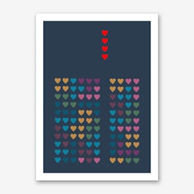 Tetris Art Print I