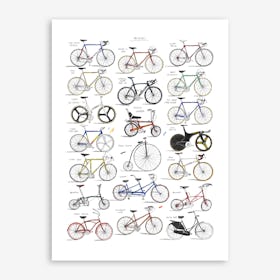 Bicycles Art Print