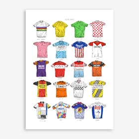 Cycling Jerseys Edition 1 Art Print