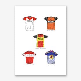 Cycling Jersey Classics Art Print