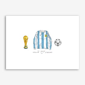 Argentina World Cup 1978 Art Print