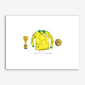 Brazil World Cup 1962 Art Print