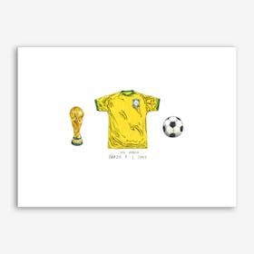Brazil World Cup 1970 Art Print