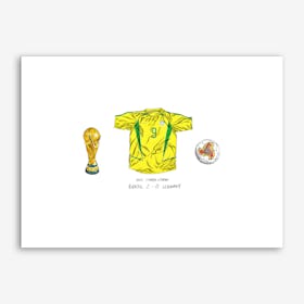 Brazil World Cup 2002 Art Print