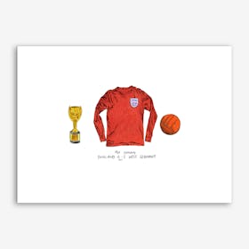 England World Cup 1966 Art Print