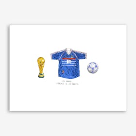 France World Cup 1988 Art Print