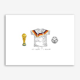 Germany World Cup 1990 Art Print