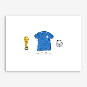 Italy World Cup 1982 Art Print