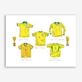 World Cup Winners Brazil Art Print