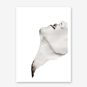 Visage minimaliste affiche pour salon par ANDA Design