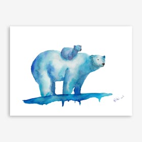 Polar Bears Art Print I