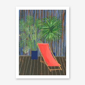 Deck Chair Art Print