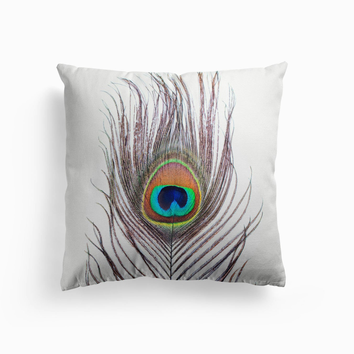 Peacock Cushion by Sisi and Seb