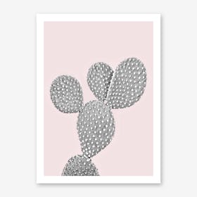 Cactus Art Print Pink