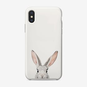 Peekaboo Bunny iPhone Case