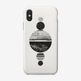 Stripes and Circles iPhone Case