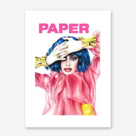 Kylie Jenner Paper Magazine Art Print