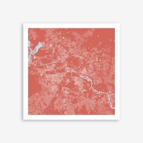 Berlin in Pink Art Print