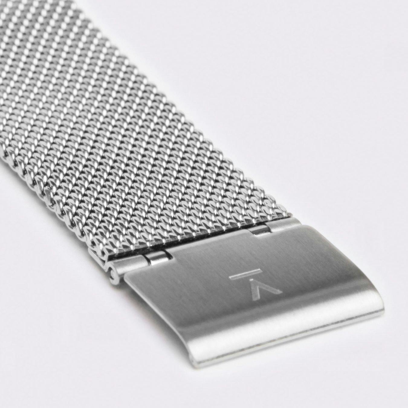 silver mesh material