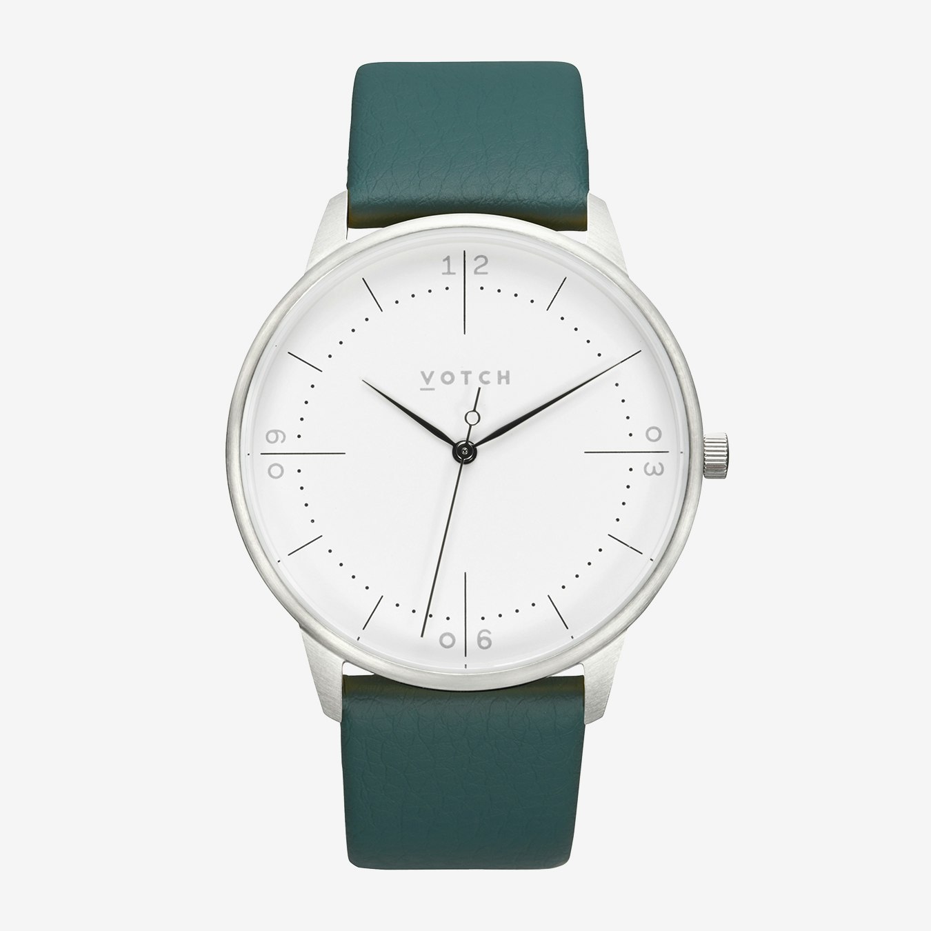 Aalto Watch - Silver / Juniper by Votch
