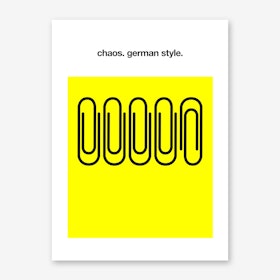 Chaos German Style Art Print