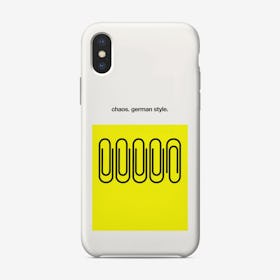 Chaos German Style iPhone Case