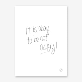 Okay Art Print