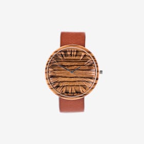 Zebrano Colors Wooden Watch