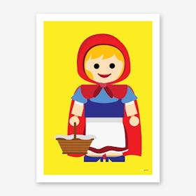Toy Little Red Riding Hood Art Print
