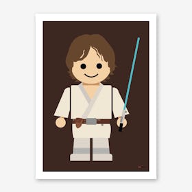 Toy Luke Skywalker Art Print