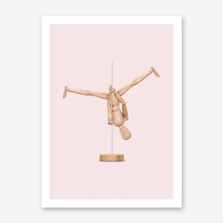 Pole Dance Mannequin Art Print