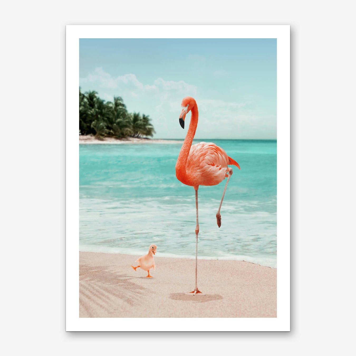 Wannabe Flamingo Art Print by Jonas Loose - Fy