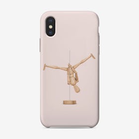 Poledance Mannequin iPhone Case