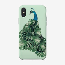 Monstera Bird iPhone Case