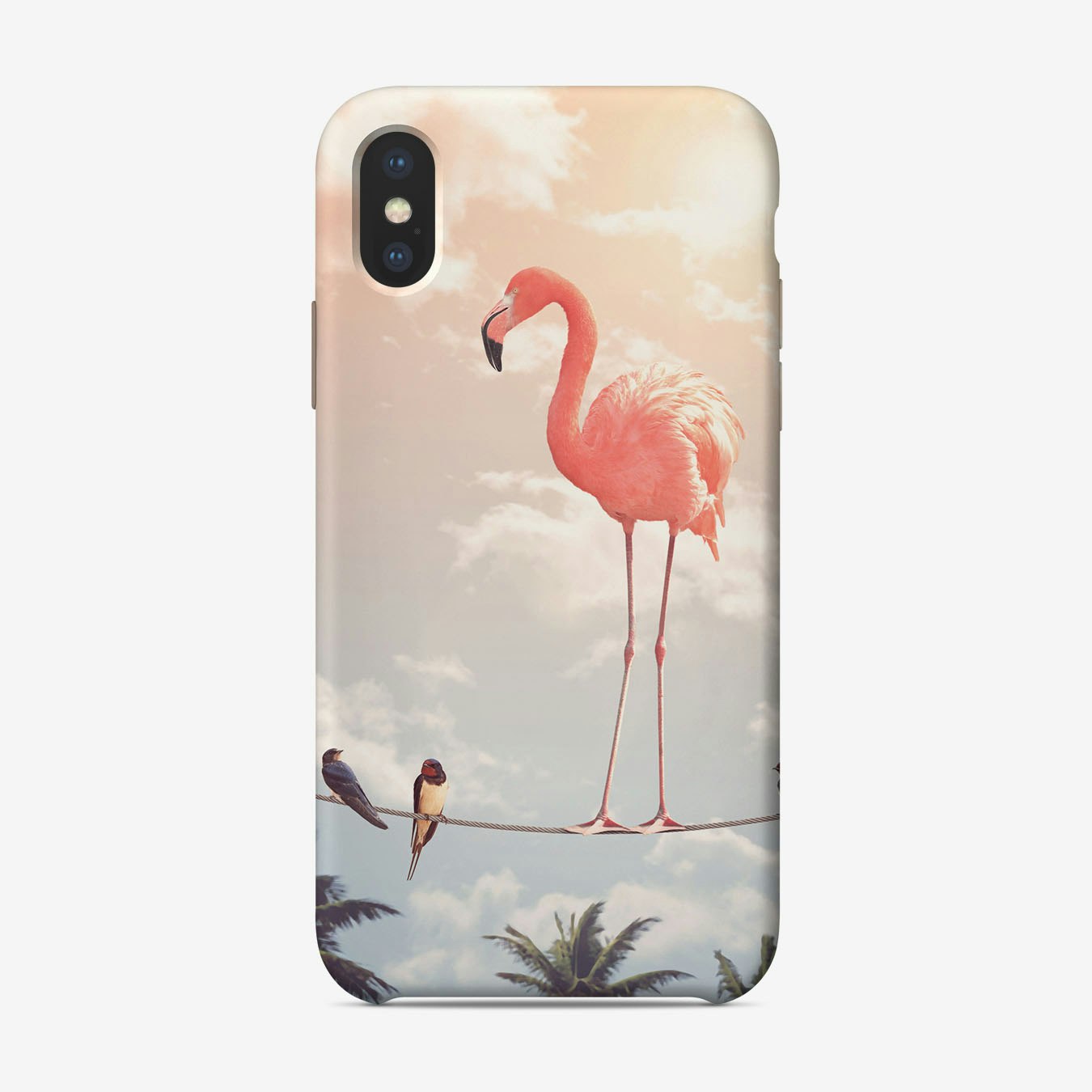 Toestemming Zich voorstellen Toepassing Flamingo & Friends iPhone Case by Jonas Loose - Fy