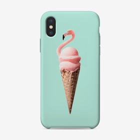 Flamingo Cone iPhone Case