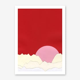 Sunset Styria Art Print